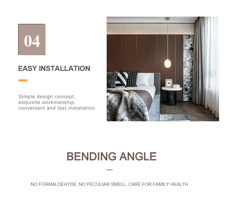 Hotel Interior Bamboo Charcoal Wood Veneer Paneling Water Resistance