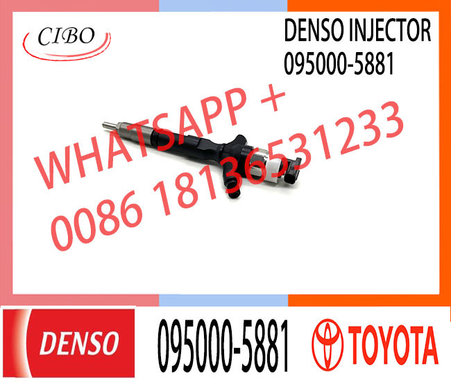 diesel engine parts 23670-30050 nozzle injector 095000-5881 HILUX 1KD 2KD sprayer diesel engine injection