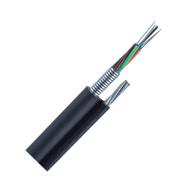 36 Fiber Waterproof PE Jacket GYTC8S Optical Wire Cable