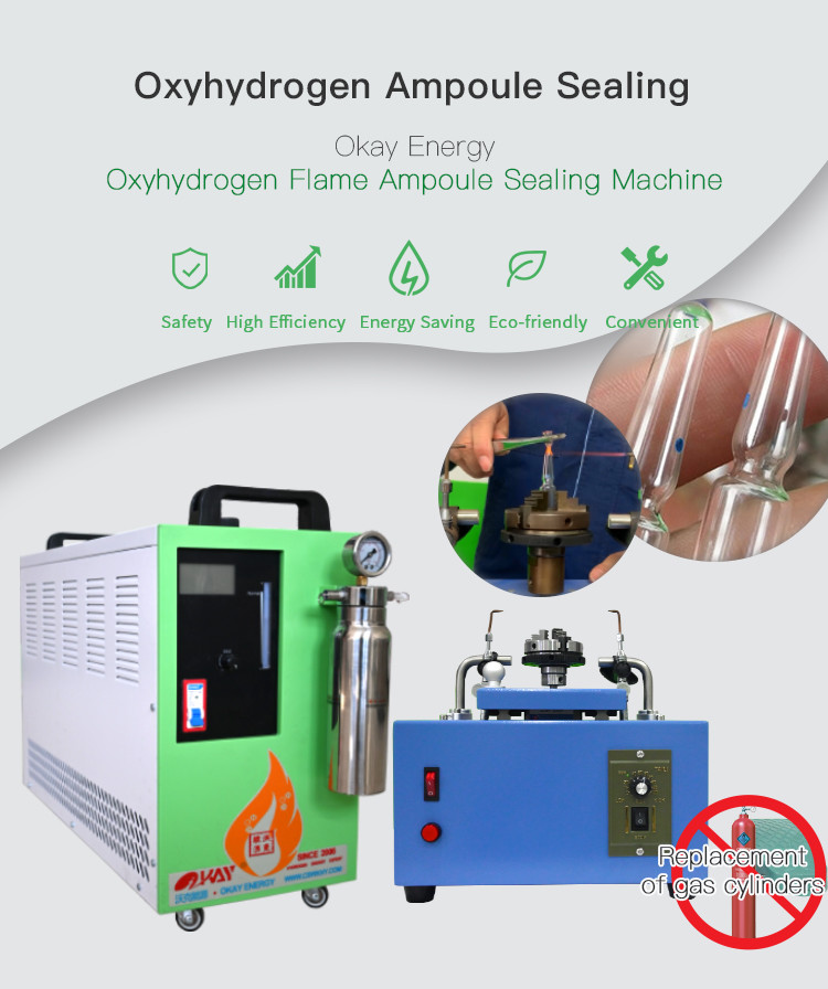 Bench Top Rotatable Hho Generator Portable Ampoule Flame Sealing Machine