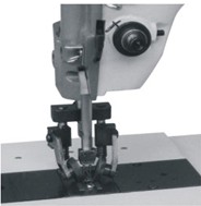 Double Needle Top and Bottom Feed Lockstitch Moccasin Machine for Extra Heavy Duty FX1810