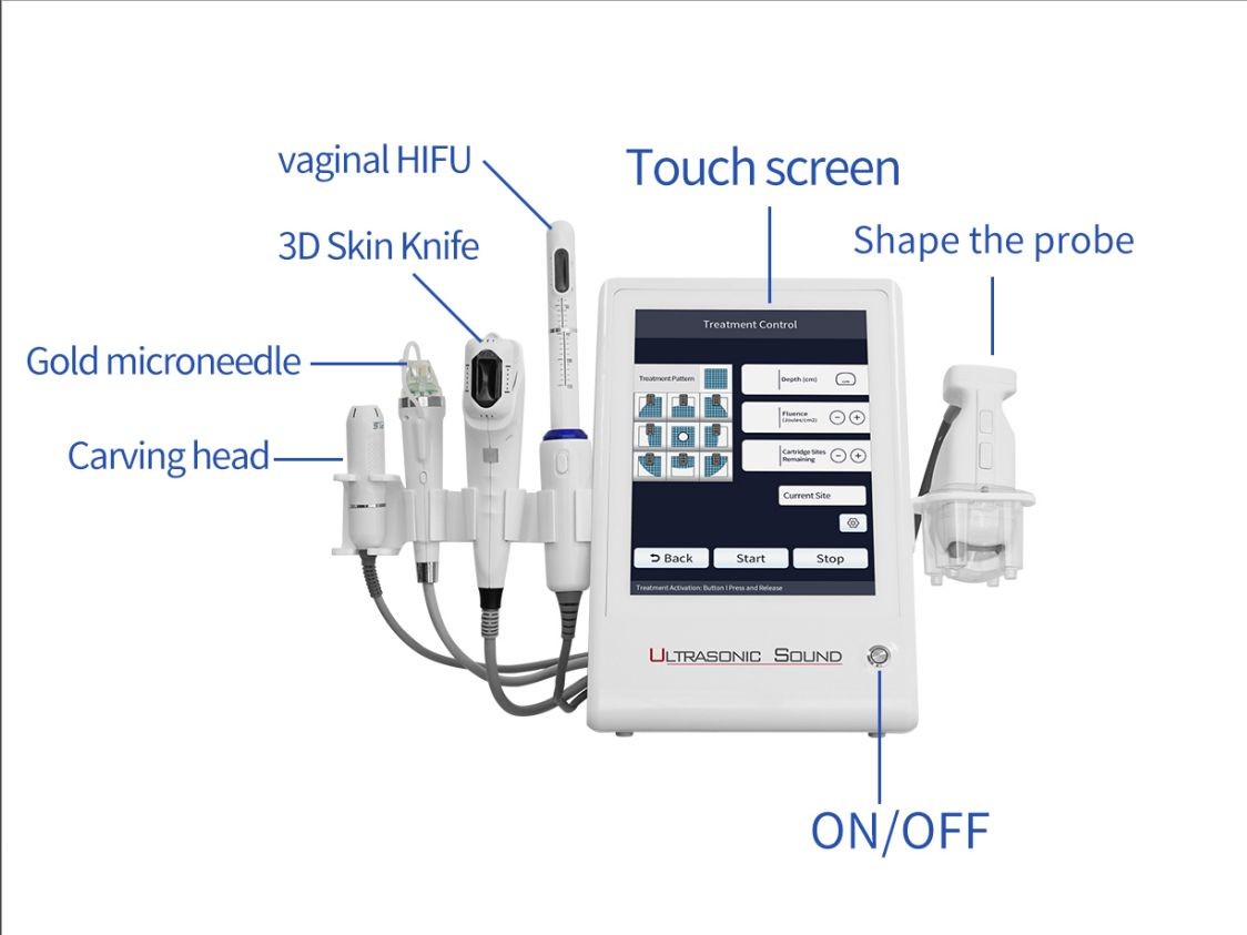 Portable MINI 4D HIFU Machine For Vagina Tighten And Face Lifting Hifu Corporal Y Facial