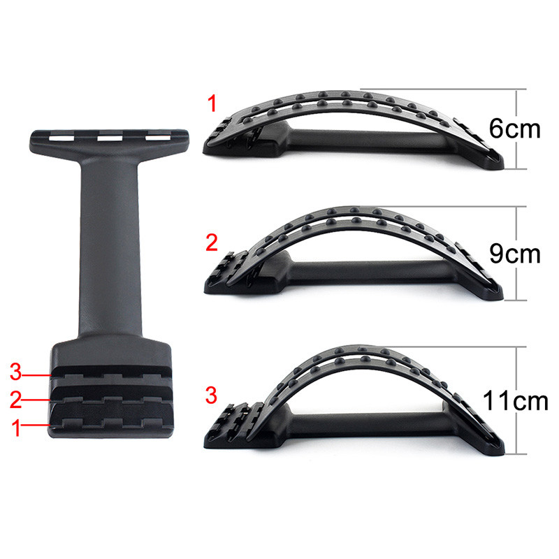Fitness Back Massage Stretcher , Magic Back Stretcher Multi Level Adjustment Arch