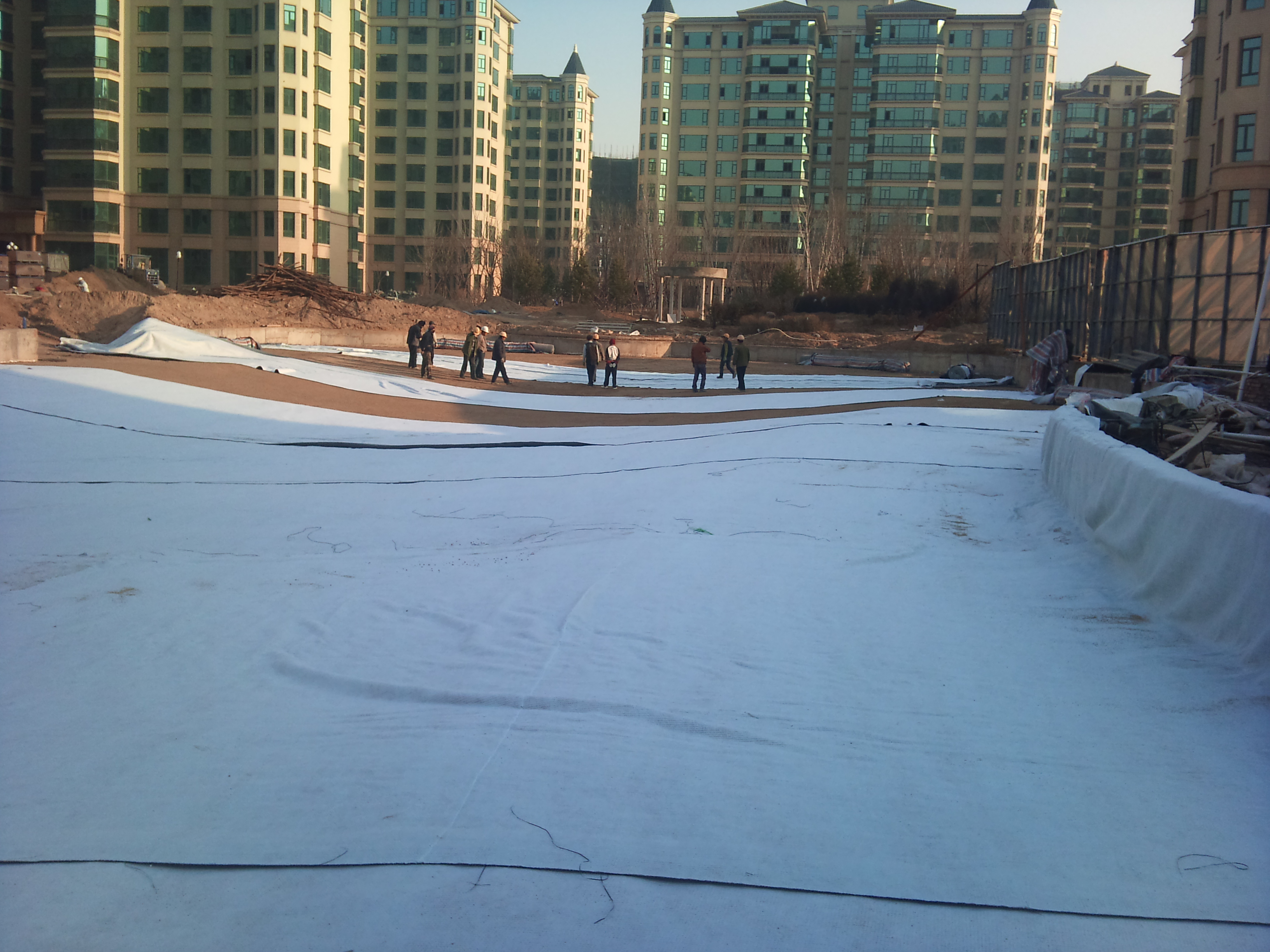 Modern Design White Waterproof Geosynthetic Clay Liner GCL for Landfill and Ponds