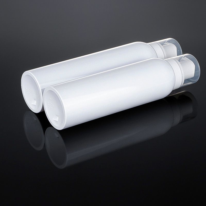 Round 250ml Foaming Pump Bottle Screen Printing For Facial Cleanser