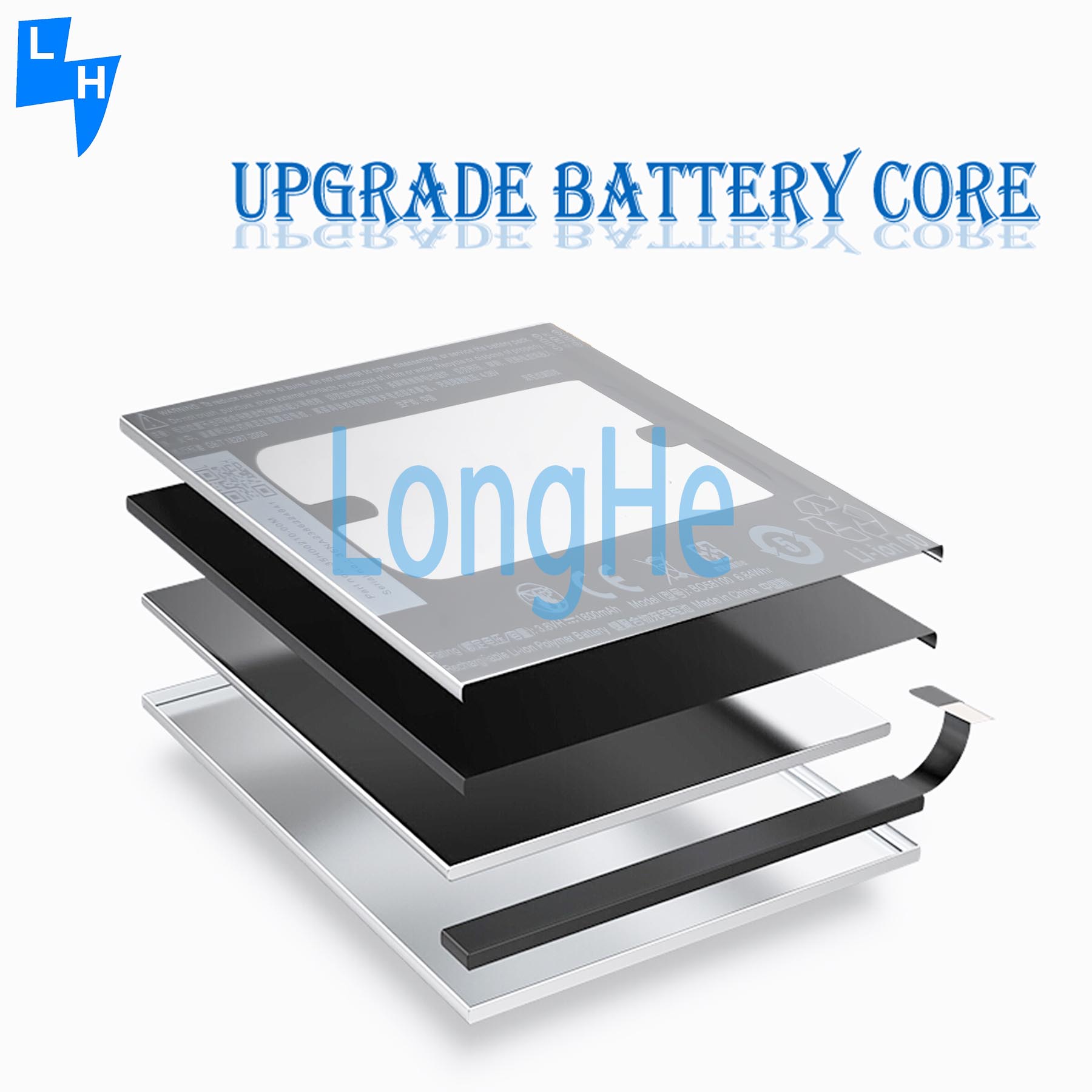 BO58100 Polymer Lithium Battery 3300mAh for HTC One Mini Mobile Phone High Capacity
