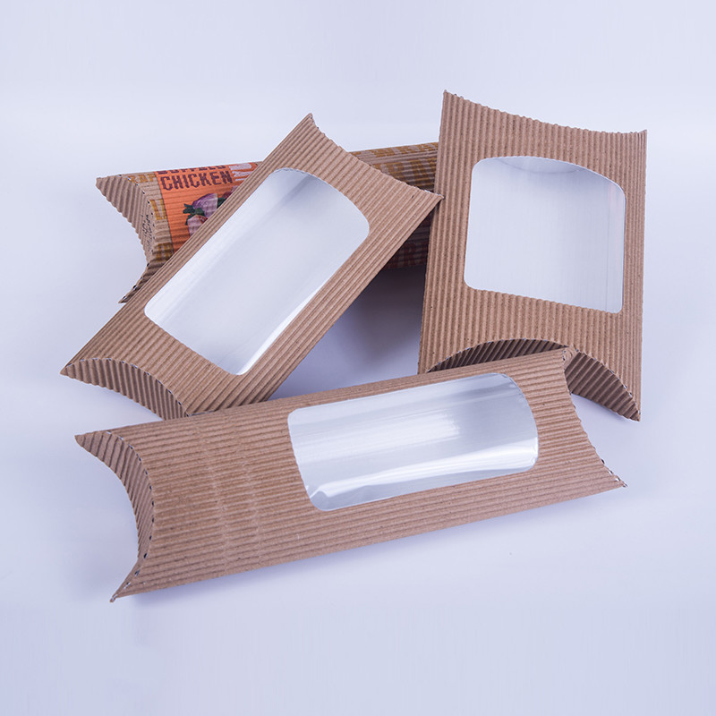 Microwavable Kraft Paper Toast Bread Packaging Bag With Window