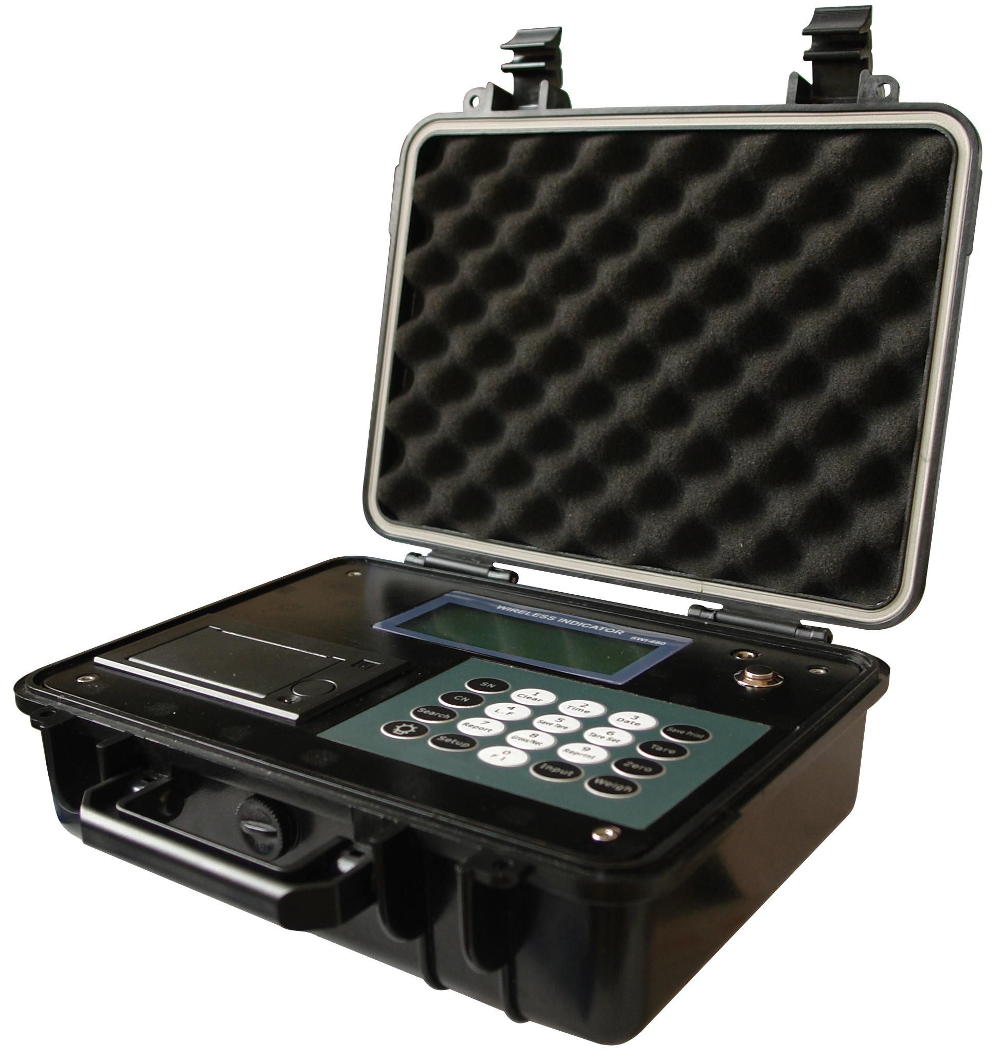 INPT-S001-B Portable Vehicle Mobile dynamic Axle Truck Weight Scale IP65 40T 15mV with LCD display weight indicator