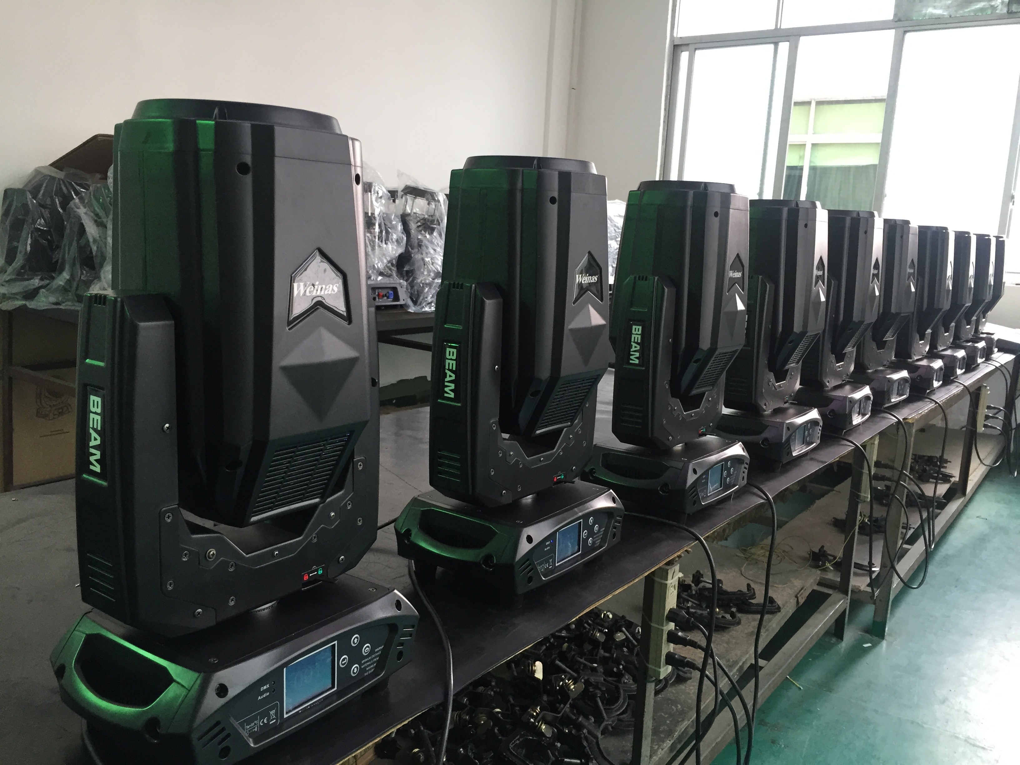 260W Beam Spot Moving Head / Moving Stage Lights 7 Color Effect Two Prisms