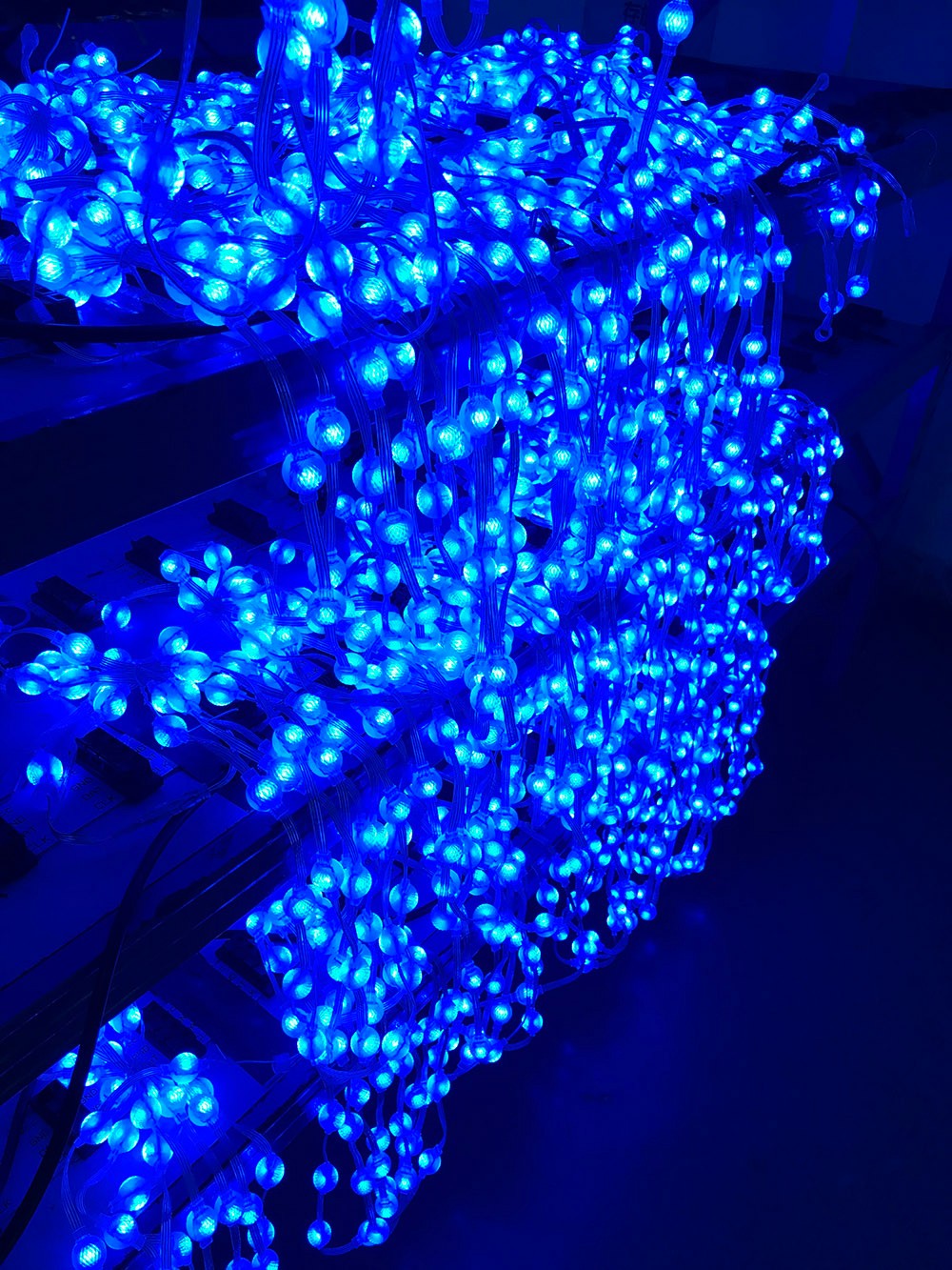 3D LED Pixel String Lights DMX Control DC12V Waterproof 3D Pineapple Lamp
