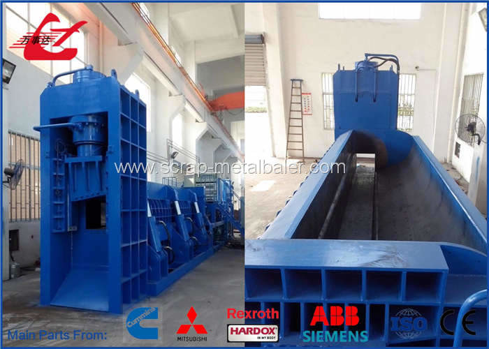 400 Ton 74kW Scrap Metal Baler , Hydraulic Shearing Machine