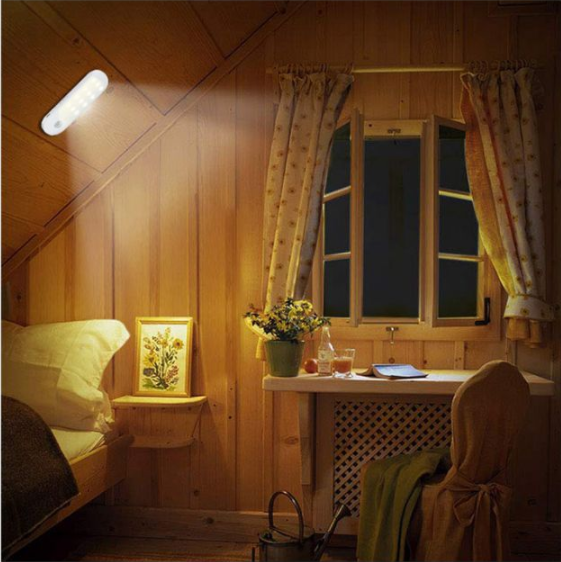 USB Rechargeable Motion Sensor Light,LED under cabinet light, Stick-On Night Light with USB Rechargeable Battery