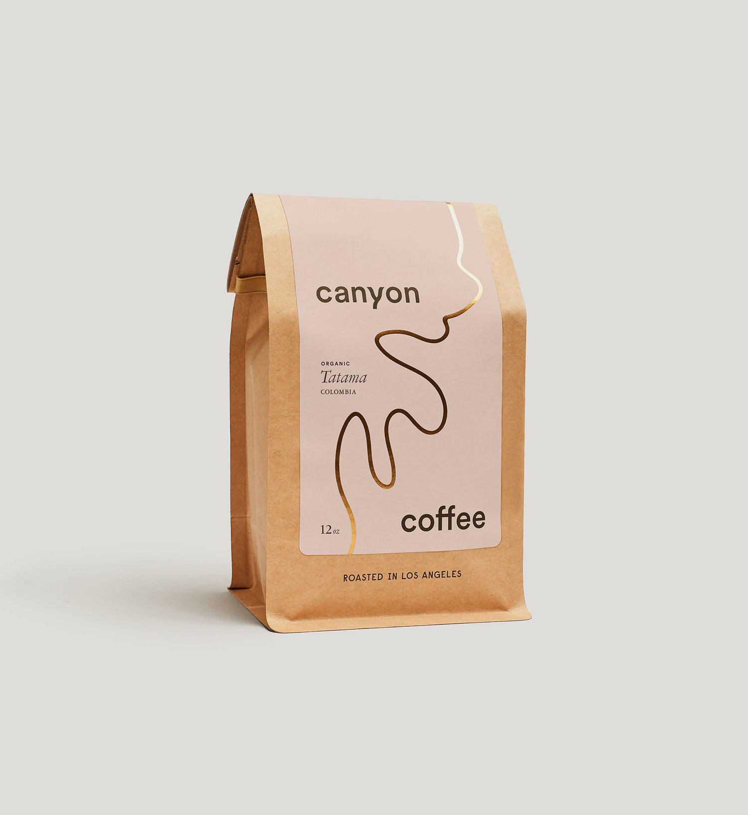 150microns Flat Bottom Coffee Pouch With Hot Stamping 340g