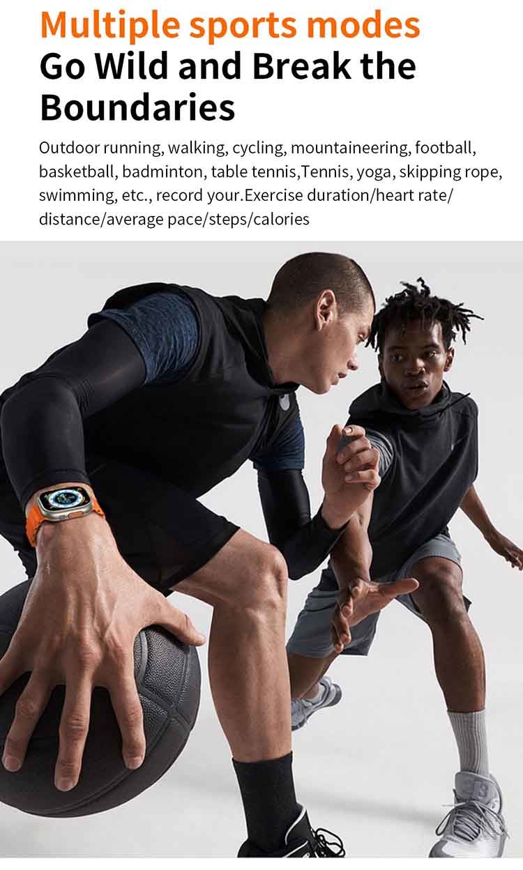 2.01" HD Screen Z69 Ultra Smart Wristband Watch For Women Fitbit Versa 2