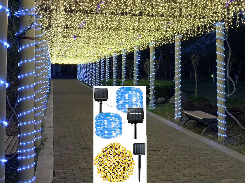 Ni MH 1.2V Solar Led Strip Lights 170MA Color Change Led Strip