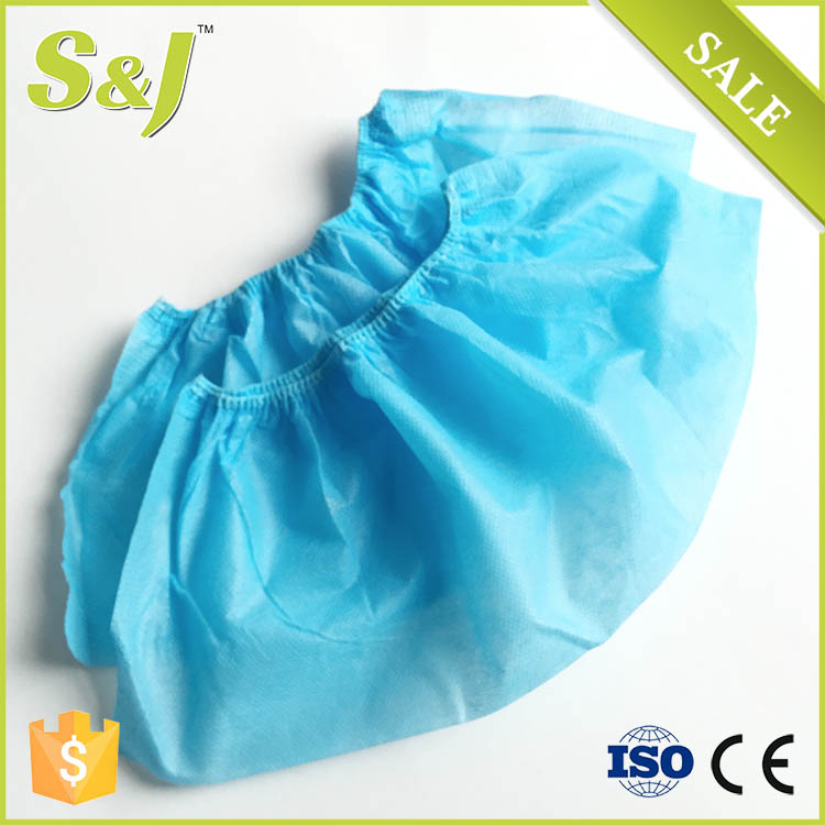 Disposable Anti Slip Shoe Covers PP Single Layer Elastic Opening
