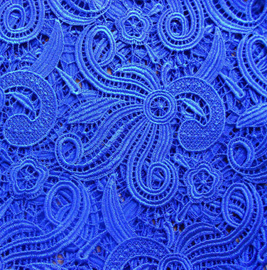 100% Polyester Water Soluble Embroidery Fabric Green Color