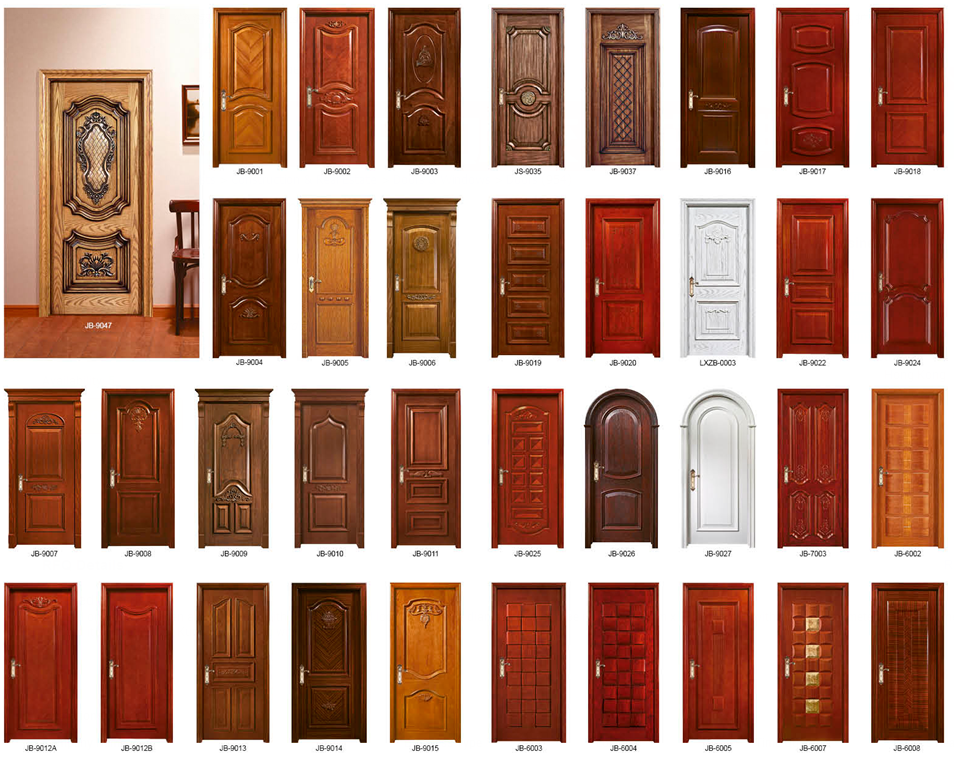 Red Mahogany 80inch Solid Wooden Main Door Design For Home