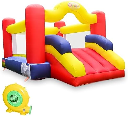 Custom Jumping Bounce House Inflatable White Bouncy Castle For Kids