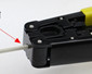 Universal Fiber Optic Cable Tools FTTH Drop Cable Stripper OEM / ODM