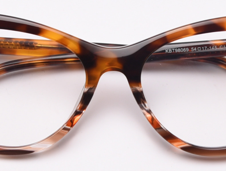 Cat Eye Women Optical Acetate Frame Glasses Fashion Retro glasses
