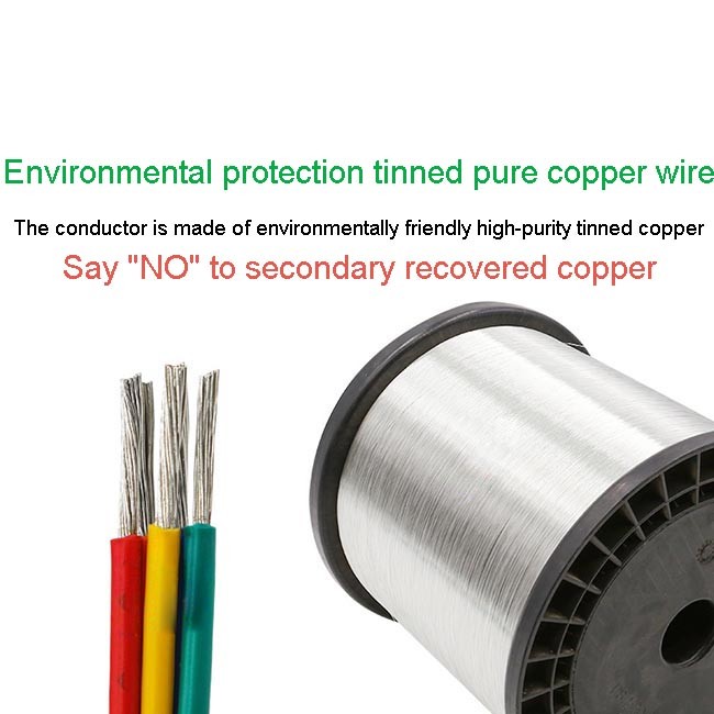 Electronics Cable Environmental Protection Pvc Tinned Copper OD2.4mm 1.5mm