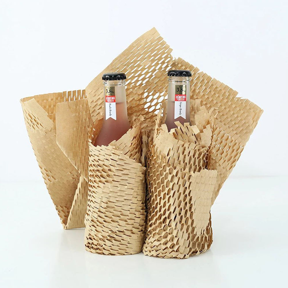 Degradable Recyclable Honeycomb Wrapping Paper Customized Size