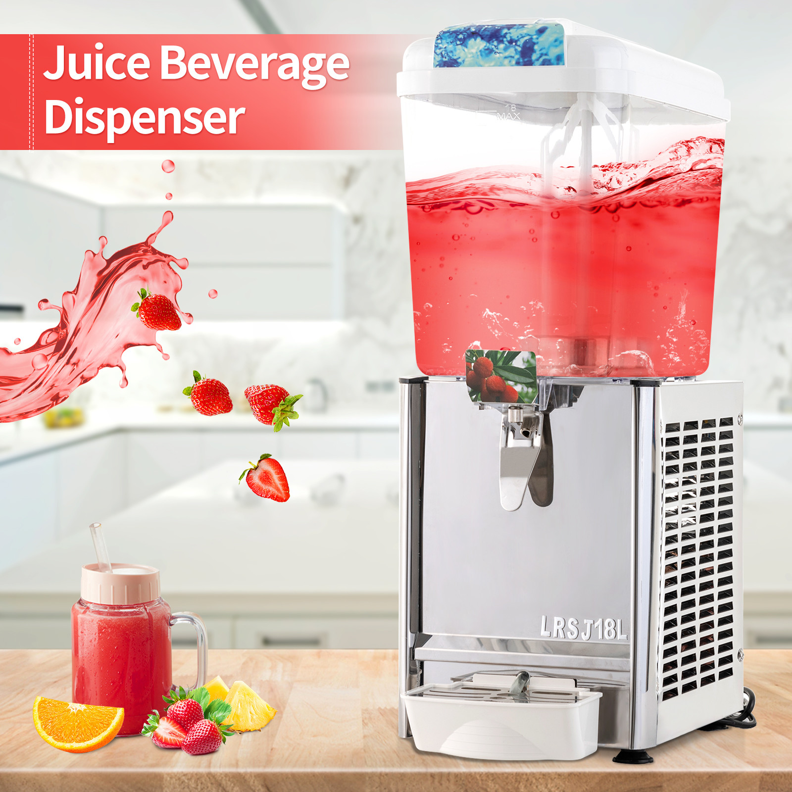 Stainless Steel Fruit Juice Dispenser