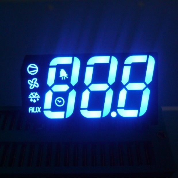 Custom 7 Segment LED Display For Temperature Humidity Defrost Compressor Fan Status Indicator