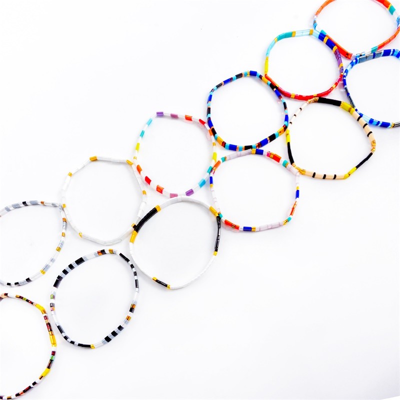 Bohemian Tila Miyuki Bead Friendship Bracelets multiple color