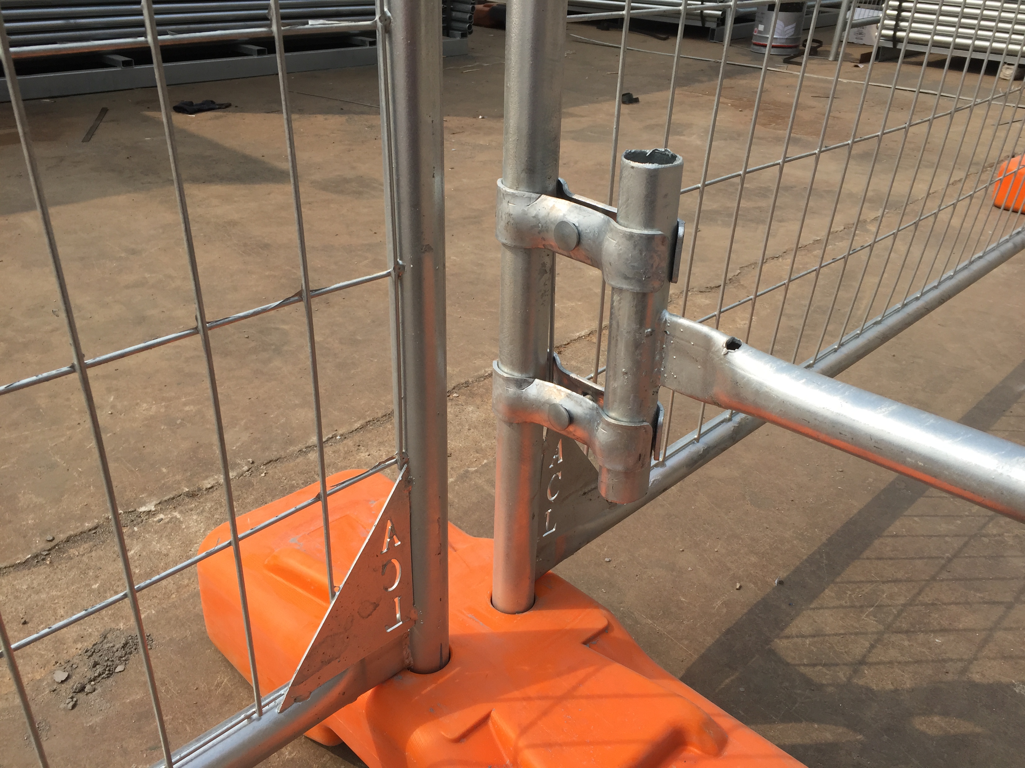 WA temporary fencing panels for sale ,temp site construction fence panels factory direct supply brand new OD 32 x 1.40mm