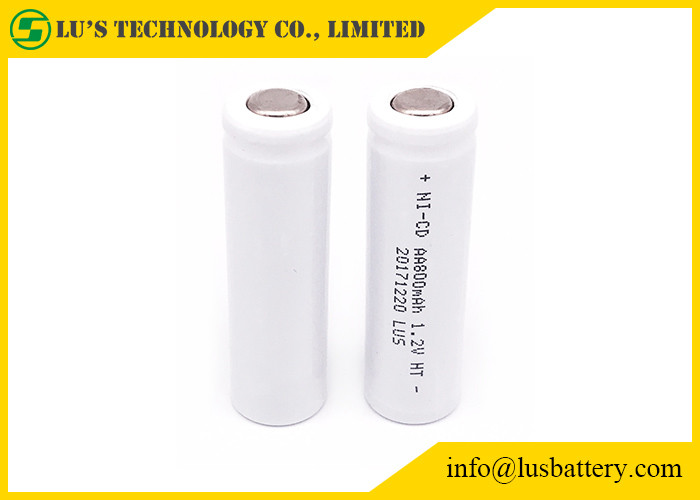 AA 800mah 1.2v NICD Nickel Cadmium Battery PVC 1.2v Rechargeable Cell