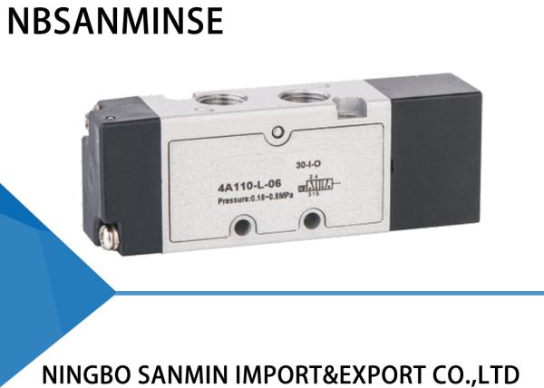 Quality YPC Type 5 Port 3 Way Solenoid Valve Pneumatic Sanmin 4A 100-L Series for sale