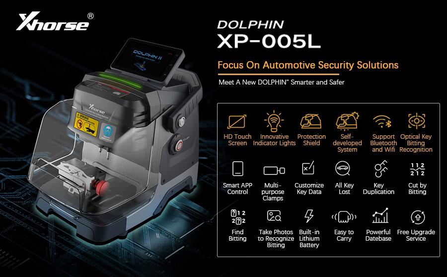 xhorse-dolphin-xp005l-key-cutter