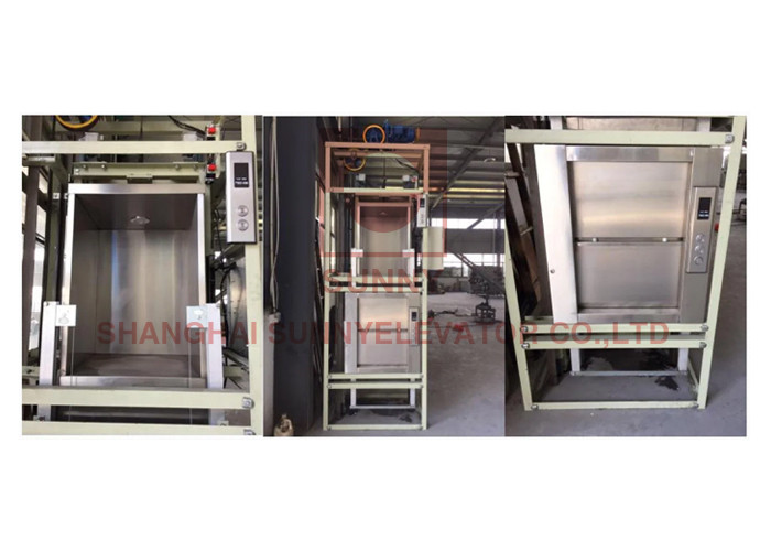 Electric Residential Dumbwaiter Elevator Lift For Restaurant 200kg