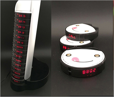 wireless guest pager system for restaurants or other queue situations
