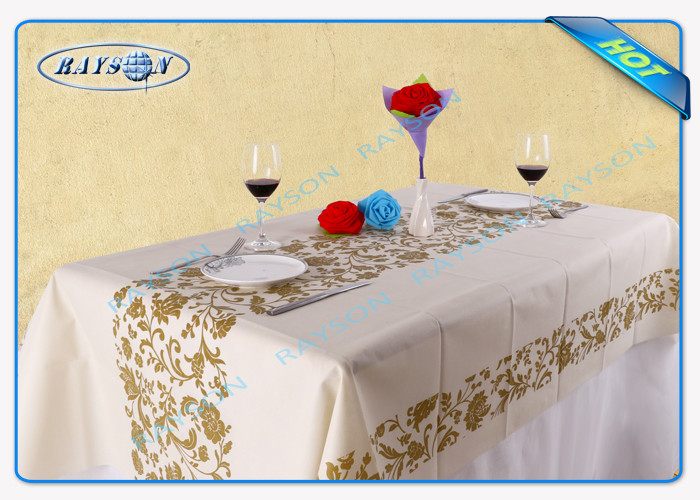 Full Range Color Customized Printing Patern PP Non Woven Fabric for Tablecloth