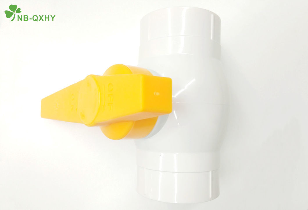NB-QXHY Customizable 1/2&quot;-2&quot; Plastic PVC Ball Valve with ABS PP Handle