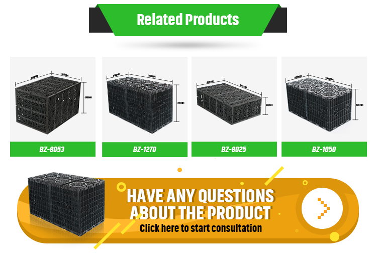 Modern Stormwater Infiltration Tank Infiltration Drainage Box for Rainwater Collection