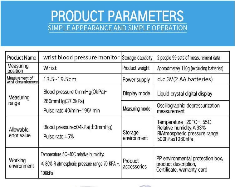 Digital Arm Blood Pressure Machine Monitor 13485 Standard