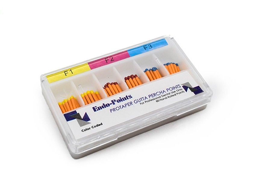 Disposable Dental Gutta Percha Points , Dental Absorbent Paper Points