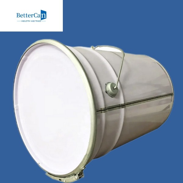0.28mm-0.35mm Metal Paint Pail Round 5 Litre Metal Bucket UN Approved