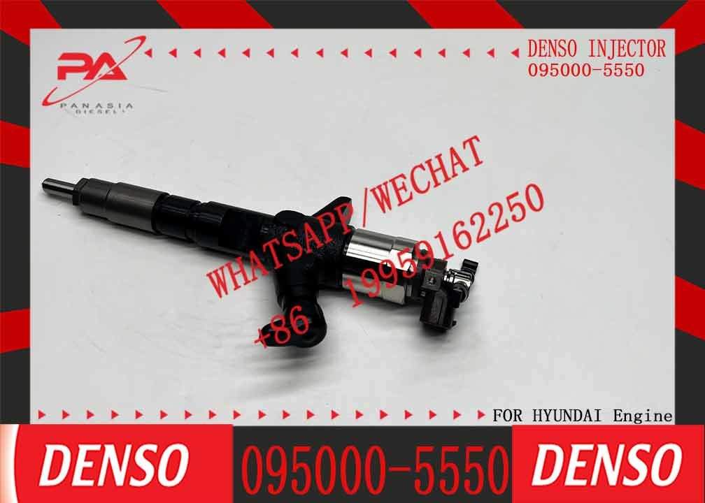 Fuel Injector 095000-5550 0950005550 for Mi-ts-ubishi L200 4D56 Euro4 FOR HY-UNDAI D-E-NSO 5551 3380045700