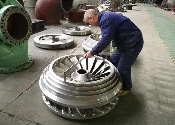 Reliable Structure Francis Turbine Runner , Water Turbine Generator Runner