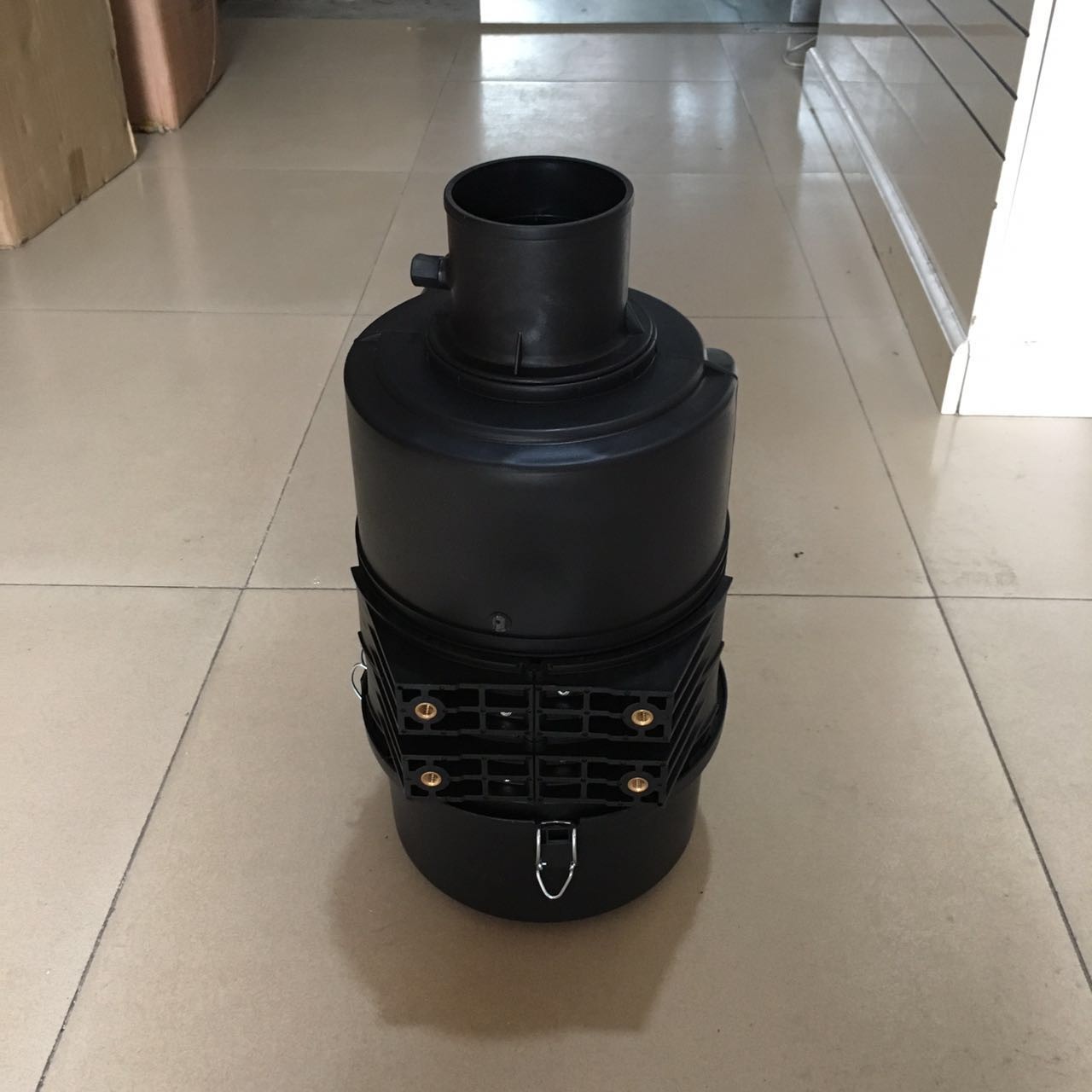 Plastic Material Air Filter Assembly , Heavy Excavator External Air Filter Housing YANMAR 4TNV94 98 Engine Suitable