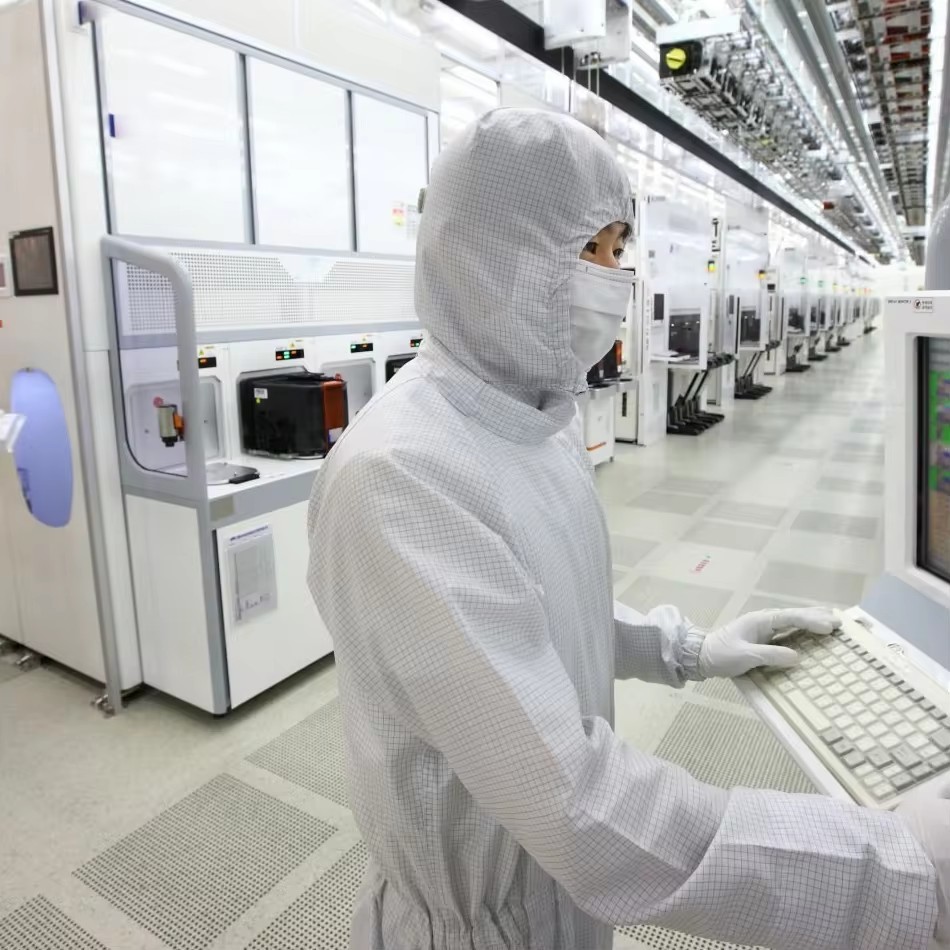 Washable Blue Anti-static Clean Room Working Clothes ESD Garment Jumpsuit Without Hood Cleanroom Coverall Without Hood