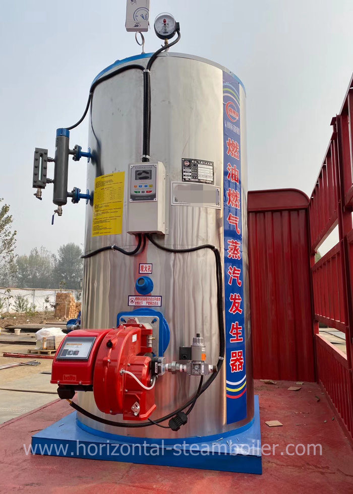 Solid Waste Fuel Fired Vertical Steam Boiler 0.3 Tons Biomass Wood Steam Generator