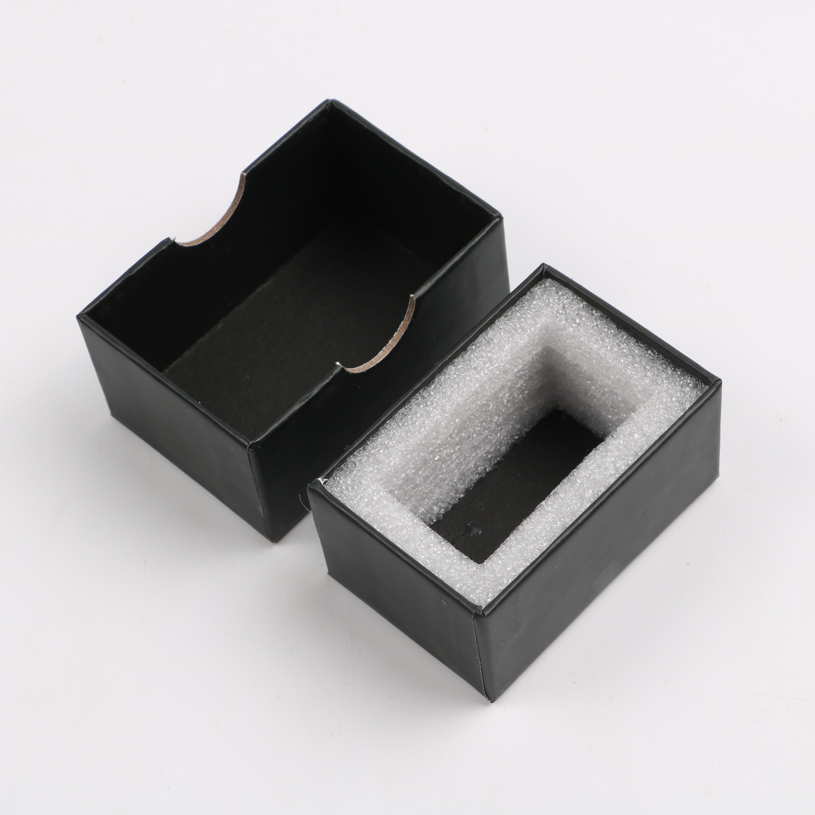 Custom Printing Recyclable Black Auto Parts Packaging Box Lid and Base Rigid Gift Box with Pearl Cotton Foam