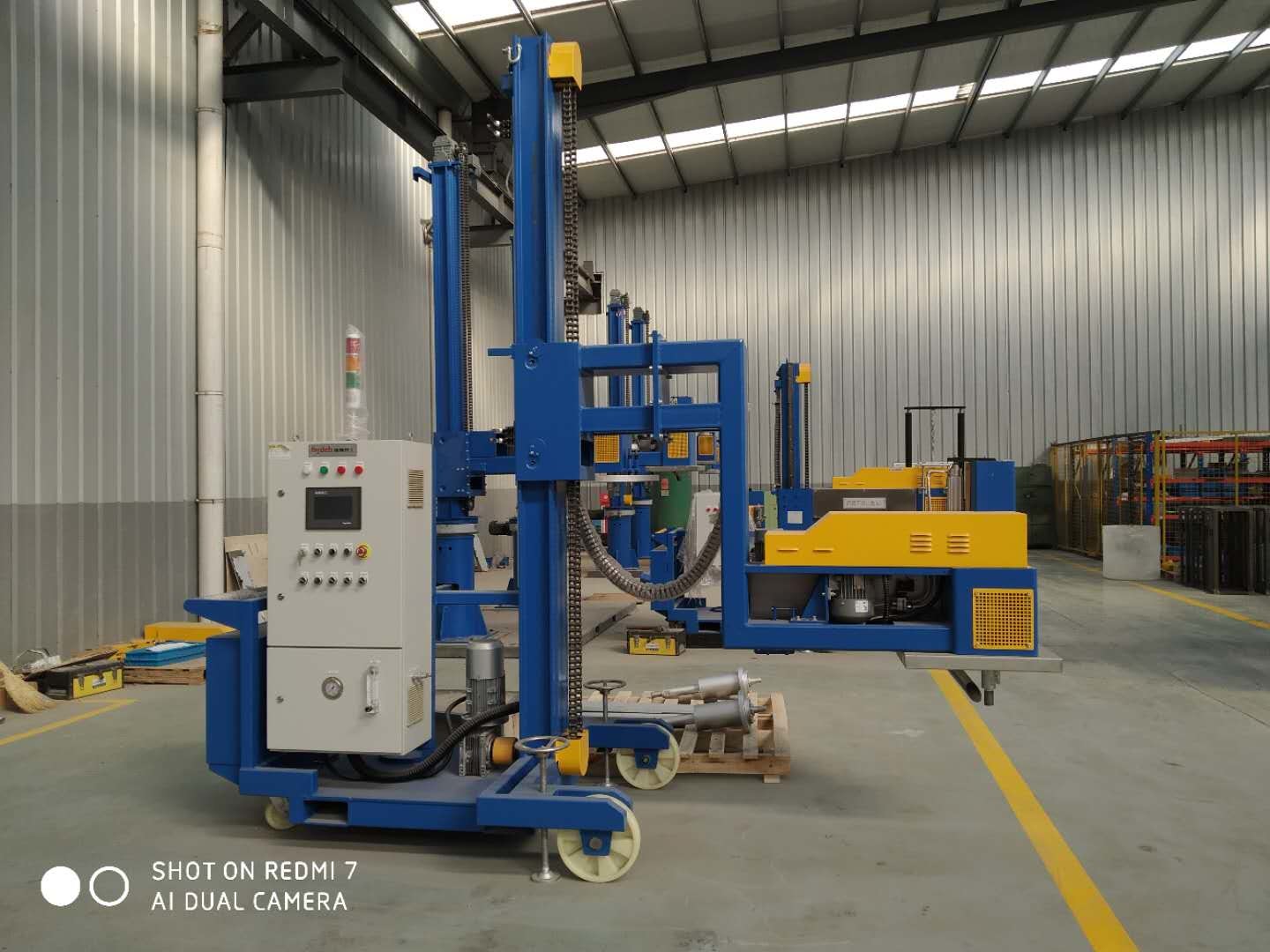 Mobile Type Aluminum Refining Degassing Machine For Power Wire Diameter ≥2.5mm2