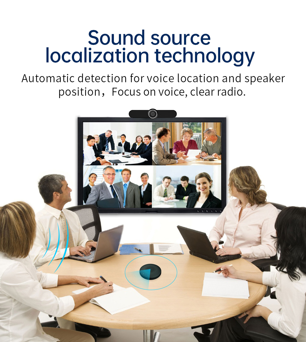360 degree Omnidirectional PC Microphones USB or wireless Microphone for Confernce and meeting Recording